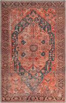 Keen Home Design 2x3 Rug - Machine Washable Entry Rug with Non-Slip Backing, Ideal for Enteryway, Kitchen, Bathroom, Laundry Room - Vintage, Easy Clean, Durable, Low Pile Rug - (2' x 3') by CozyNest Decor