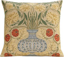 Charlotte Home Furnishings Throw Pillow Covers, Decorative Boho Pillow Covers for Couch, Living Room, Yellow Rose Square Cushion Cases 18x18 in, European Cotton Jacquard Woven for Cozy Bedroom Decor by CozyNest Decor