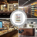 Beverage Refrigerator 24 Inch Drink Fridge, Beer Fridge, 150 Cans Beverage Cooler, Under Counter Refrigerator, Drink Cooler Undercounter Outdoor Refrigerators, Single Glass Door Bar Fridge