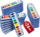 Watercolor Paint Set, Washable paint 10 Colors, 24 Sets with Brush Watercolor Paint Set by TinyTreasures Baby Boutique