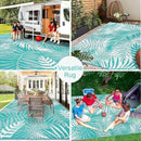 HiiARug Outdoor Rug 5x7 Reversible Plastic Straw Rug Waterproof Patio Rugs for Patios Clearance RV Mat for Outside Outdoor Carpet for RV Porch Deck Beach Camper Backyard by GreenHaven Gardens