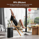 Wyze Air Purifier with Allergen Filter(Standard), for Home Large Room, HEPA 13, 21db Quiet Sleep Mode, 550 sq ft, Remove 99.97% Pet Hair, Pollen, Dust, Dander, Smoke, Smart WiFi Alexa Google, Black by TinyTreasures Baby Boutique