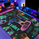 Play Gaming Rug for Bedroom Gamer Mat Gamepad for Boys Room 2x3 for Playroom Decor Washable by TinyTreasures Baby Boutique