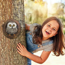 Baby Owl Resin Tree Face, Owlet Tree Hugger, Outdoor Sculpture for Tree Decorations, Whimsical Owl Garden Ornament, Tree Statue Peeker, Patio Yard Lawn Porch Decor, Durable & Waterproof Garden Present by GreenHaven Gardens