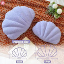 Lavender Seashell Throw Pillows, Shell Shaped Throw Pillows, 13 Inch Soft Home Decorative Pillow Plush Cushion for Bed Couch Living Sofa Room Decor Accent Throw Pillow by CozyNest Decor