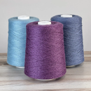 Revolution Fibers Zephira Wool-Silk 1lb Cones | 2/18 Lace Weight Yarn | 50% Superfine Merino Wool & 50% Tussah Silk by Revolution Fibers