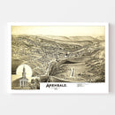 Vintage Map of Archbald, Pennsylvania 1892
