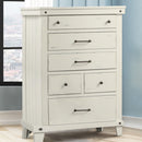 6 Drawer Chest - White by HouseOfZazla