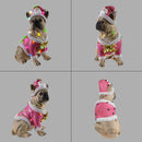Christmas French Bulldog Statue