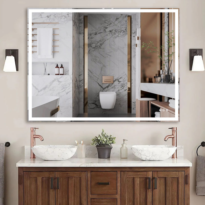 48x36 inch LED Bathroom Vanity Mirror, photo 3 of 10