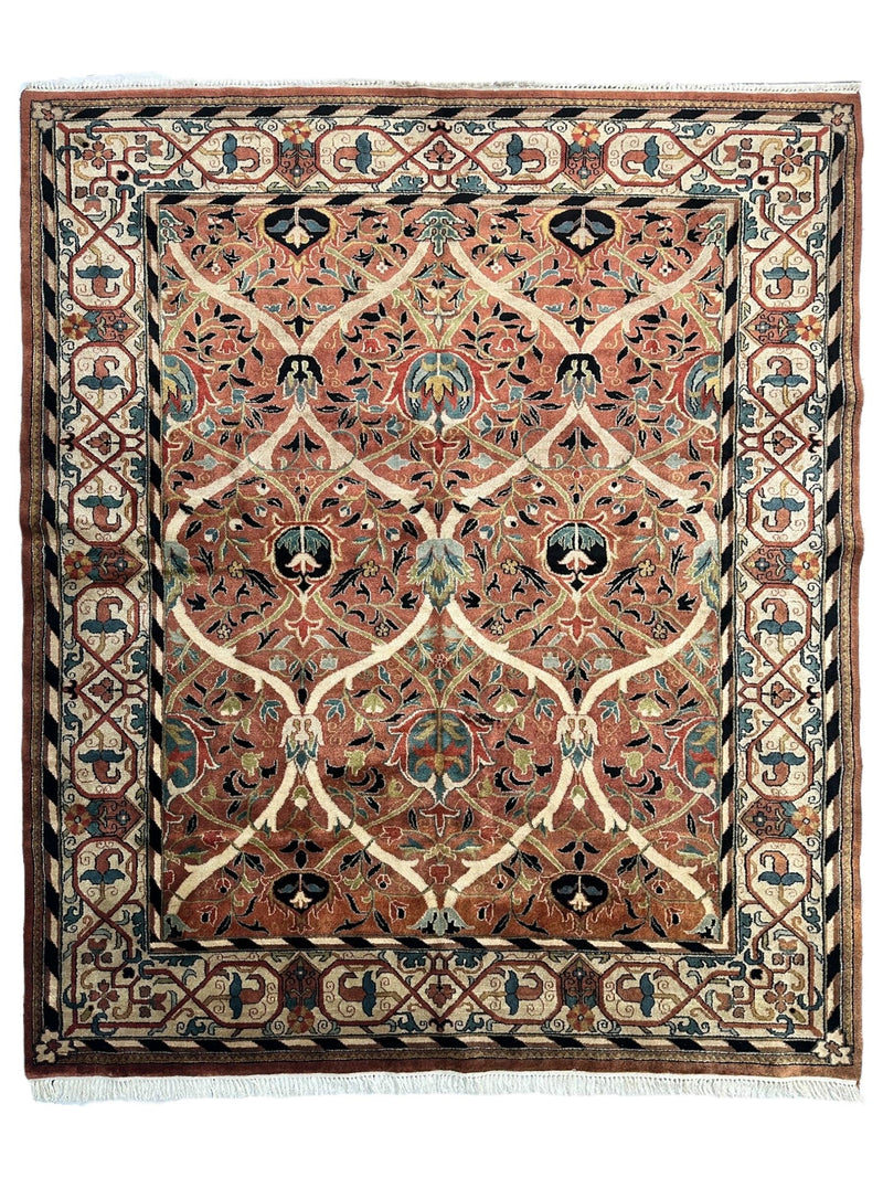 William Morris Hand-Knotted Wool Luxury Handmade Rug - 7'10" x 9'10"