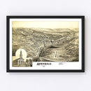 Vintage Map of Archbald, Pennsylvania 1892