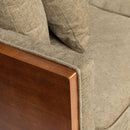 Retro Modern Loveseat With Button Tufted Upholstery by HouseOfZazla