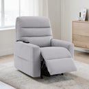 Freddie - Power Motion Recliner With Lift - Gray by HouseOfZazla