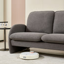 Loveseat Sofa Small Couch For Living Room, Sherpa Fabric Upholstered Loveseat Sofa Couch, Small Loveseat Sofa For Apartment, Bedroom by HouseOfZazla