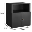 Home Office Printer Stand With Wheels And File Cabinet