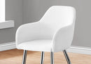 Dining Side Chair, Upholstered For Dining Room, Contemporary & Modern (Set of 2) by HouseOfZazla