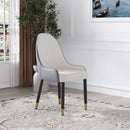 Modern Sponge-Filled Dining Chair, Solid Wood Metal Legs, Suitable For Restaurants, Living Rooms And Rooms (Set of 2) by HouseOfZazla