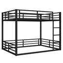 Metal Queen Over Queen Bunk Bed for Teens and Adults