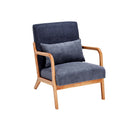 Accent Arm Chair With Pillow Upholstered by HouseOfZazla