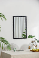 Rectangle Mirror, Wall Mirror For Living Room Bedroom Entryway - Black by Unique Piece Furniture