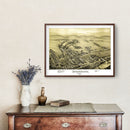 Vintage Map of Birdsboro, Pennsylvania 1890