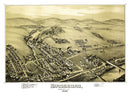 Vintage Map of Birdsboro, Pennsylvania 1890
