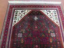 4' X 7' Vintage Handmade Indian Jaipur Rug Bird Carpet