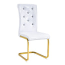Elegant Design Alligator Skin Upholstered Dining Chairs