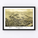 Vintage Map of Birdsboro, Pennsylvania 1890