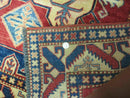 4' X 6' Vintage Handmade Turkish Kazak Pattern Wool Rug Carpet Nice