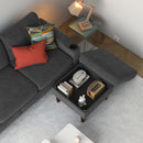 3 Seater Convertible Combination L Shaped Sofa With Footstools With Storage by Unique Piece Furniture