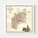 Vintage Map of Gloucester England, 1831