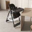 Adjustable Baby High Chair 0-6 Years, Portable Infant Feeding Seat With Safety Belt, Silent Lockable Wheels by HouseOfZazla