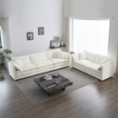 Sofa Set of 2 Chenille Couch, 2+3 Seater Sofa Set Deep Seat Sofa
