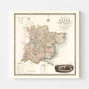 Vintage Map of Essex England, 1831