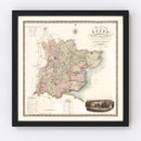 Vintage Map of Essex England, 1831