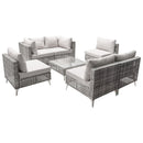 K&K 7-Piece Wicker Patio Furniture Set by HouseOfZazla
