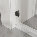 Frameless Tub Sliding Shower Door With Easy Clean Coating