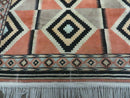 4' X 6' Vintage Handmade Turkish Melas Oushak Wool Rug Carpet Mehrab Red Nice