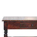 Turned Legs Drawer Table by HouseOfZazla