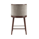 Evalyn Dove - Counter Stool - Griege by HouseOfZazla