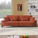 Comfortable Deep Seated Sofa With Pillows by HouseOfZazla