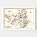 Vintage Map of Sligo County Ireland, 1846