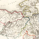 Vintage Map of Sligo County Ireland, 1846