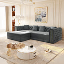 3-In-1 Convertible Sleeper Sofa With Movable Ottoman For Living Room by HouseOfZazla