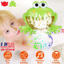 Frog Musical Bubble Bath Maker Baby Bath Toys for Bathtubs Toddler Bubble Machine for Bath Fun