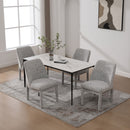 Wide Minimalist Dining Chair by HouseOfZazla