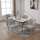 Wide Minimalist Dining Chair by Unique Piece Furniture