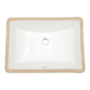 Modern Ceramic Undermount Bathroom Sink With Overflow, High Quality by HouseOfZazla